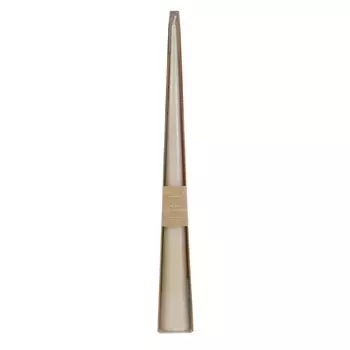 Свеча конусная 30 часов H 47 см x D 5 см Кремовый