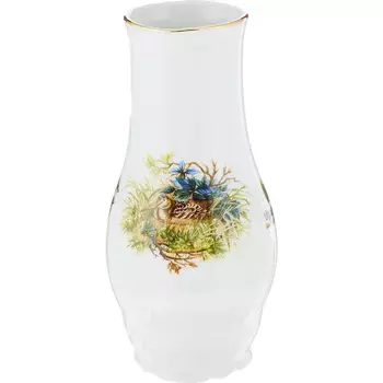 Ваза 19 см, Bernadotte, декор "Охотничьи сюжеты"
