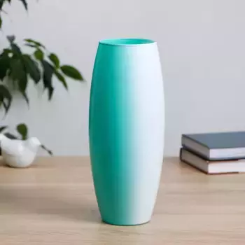 Ваза "Абстракция-зеленый" d-7,5см 10х26см