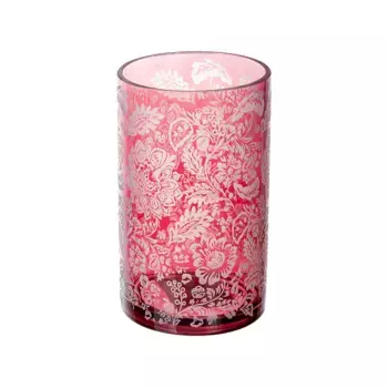 Ваза Флер Стекло D 12 см x H 20 см Бордовый