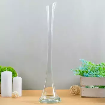 Ваза "Фристайл" с-2 d-2.5см, 40х9,5 см, 0,2л 2454