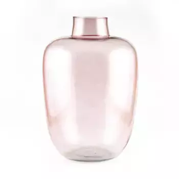 Ваза Глория Стекло D 25 см x H 36 см Розовый