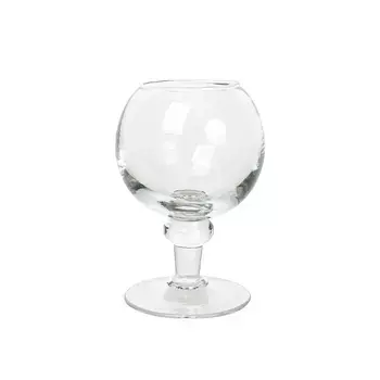 Ваза Эйс Стекло D 10 см x H 14 см Прозрачный