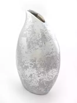 Ваза Керамика D 14 см x H 23,5 см Серебряный