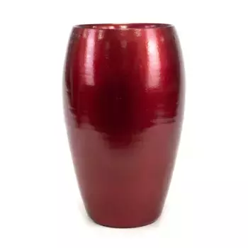 Ваза Керамика D 25 см x H 40 см Красный