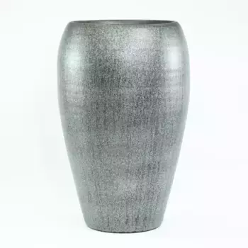 Ваза Керамика D 25 см x H 40 см Серебряный