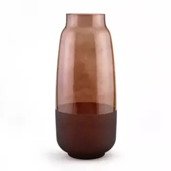 Ваза Лаура Стекло D 17 см x H 37 см Коричневый
