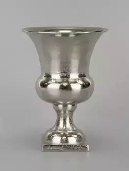 Ваза Металл D 15 см x H 21 см Серебряный