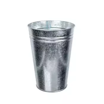 Ваза Металл D 21 см x H 30 см Серый