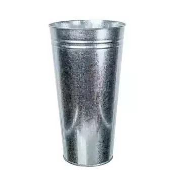 Ваза Металл D 21 см x H 40 см Серый