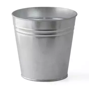 Ваза Металл D 21 см x H 20,5 см Серый