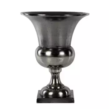 Ваза Металл D 29 см x H 37 см Серебряный