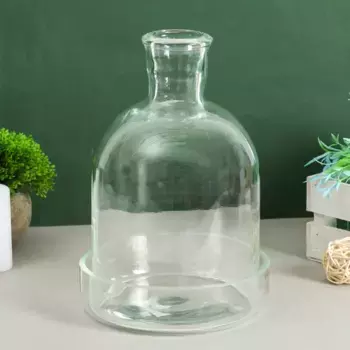 Ваза "Мини-флорариум" 28х18 см, 3л 2286 прозрачная