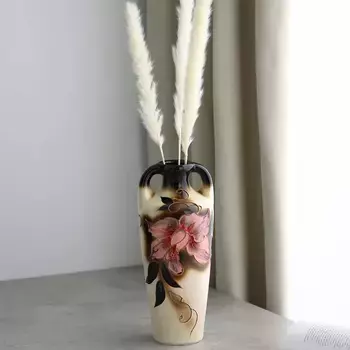 Ваза настольная "Греческая", керамика, 27 см, микс