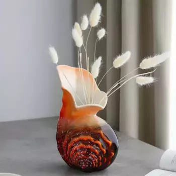 Ваза настольная "Ракушка", 24 см, керамика, микс