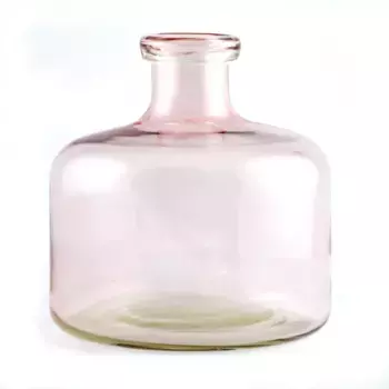 Ваза Оливия Стекло D 20 см x H 21,5 см Розовый