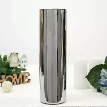 Ваза "Серебро" h-26.5см, d-7.5см