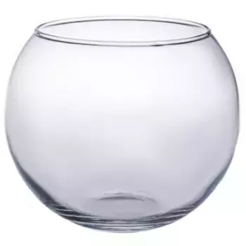 Ваза Шаровая 2л Стекло D 15,7 см x H 13 см Прозрачный
