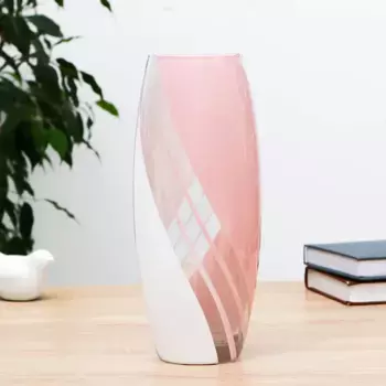 Ваза "Симона" крем h-26х11см d-7.5см