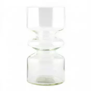 Ваза Стефани Стекло D 13,5 см x H 26 см Прозрачный