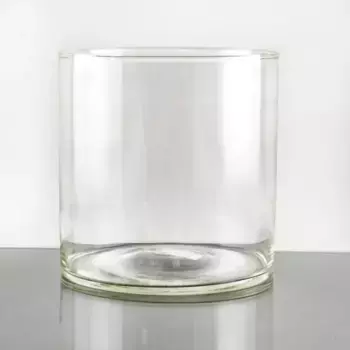 Ваза Трубка-147 Стекло D 14,6 см x H 15 см Прозрачный