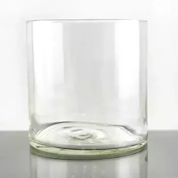 Ваза Трубка-200 Стекло D 20 см x H 20 см Прозрачный