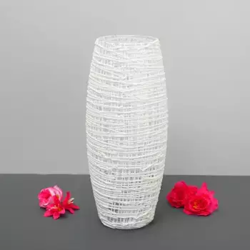 Ваза "Узор нити" 8х11х25 см