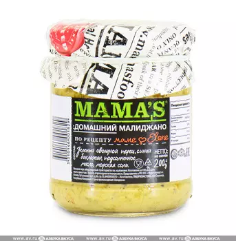 Айвар MAMA`S жареный Малидзано по-домашнему, 200г Македония