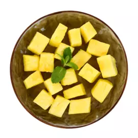 Ананас, нарезанный кубиками, «Уже Готово», 180 г