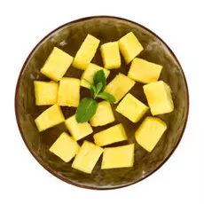 Ананас резаный кубиками 180 г, Россия