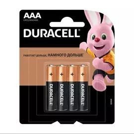 Батарейка Duracell AAA LR03 Duracell 4 шт Китай