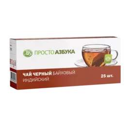 Чай черный, «Просто Азбука», 25x2 г, Россия