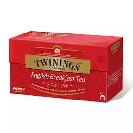 Чай черный Twinings Английский завтрак, 25х2 г