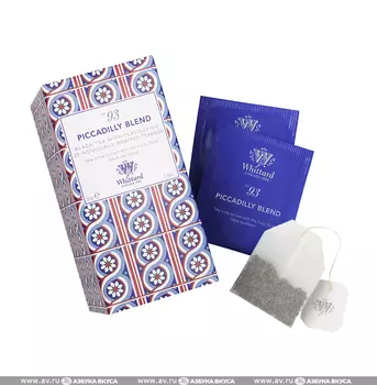 Чай черный Whittard of Chelsea Смесь Пикадилли Keith Spicer Limited 25*2г Великобритания