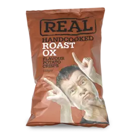 Чипсы картофельные REAL с говядиной Real Crisps Limited 150 г Великобритания