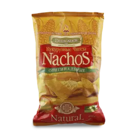 Чипсы кукурузные Nachos оригинальные, Delicados, 150 г