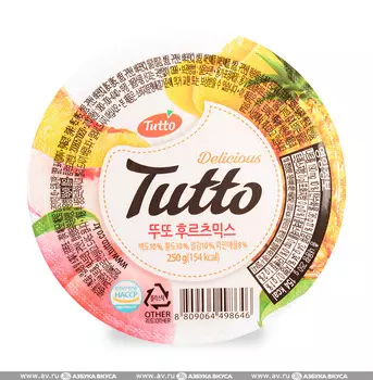 Десерт "Фруктовый коктейль", TUTTO, 250 г