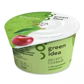 Десерт соевый «Вишня», Green Idea, 140 г, Россия