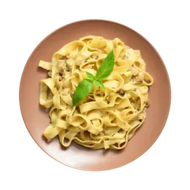 Фетучини с белыми грибами и шампиньонами «Уже Готово», 300 г