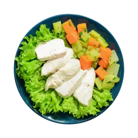 Филе индейки отварное с сельдереем и морковью, «Считаем калории».