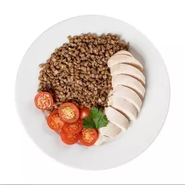 Филе куриное отварное с гречкой и черри, «Считаем калории», 270 г Россия