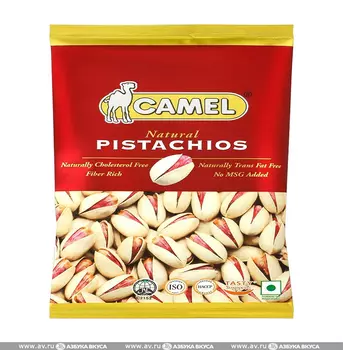 Фисташки Camel печеные,подсоленные 40г Сингапур