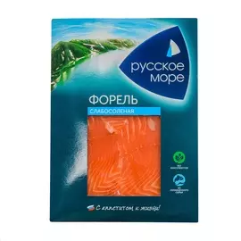 Форель "Русское море" слабой соли ломтики 120 г, Россия