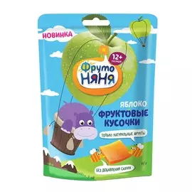 Фруктовые кусочки ФрутоНяня из яблок с 12 месяцев 56г Россия
