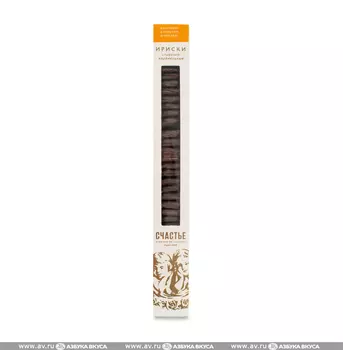 Фруктовые тянучки в горьком шоколаде "Счастье" 100 г, Россия