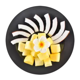 Фруктовый микс ананас, кокос 110 г, Россия