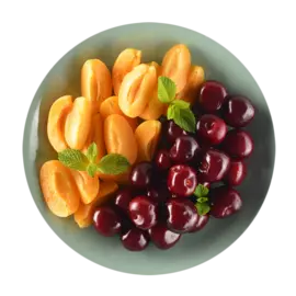 Фруктовый микс черешня, абрикос, 140 г Россия