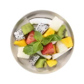 Фруктовый микс "Питахайя, клубника, киви, дыня, манго, кокос", "Уже Готово", 160 г