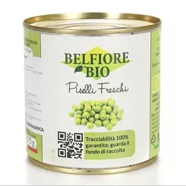 Горошек молодой, BELFIORE BIO, 340 г Италия