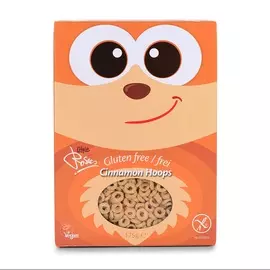 Готовый завтрак "Little Rosies" колечки с корицей (без глютена) Органик, 175г, Нидерланды